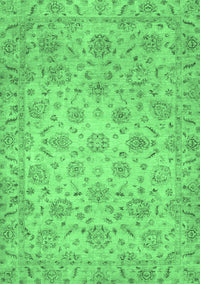 Abstract Emerald Green Modern Rug, abs3030emgrn