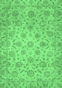 Abstract Emerald Green Modern Rug, abs3030emgrn