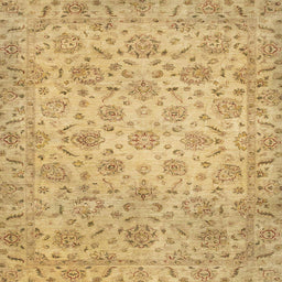 Square Abstract Caramel Brown Modern Rug, abs3030