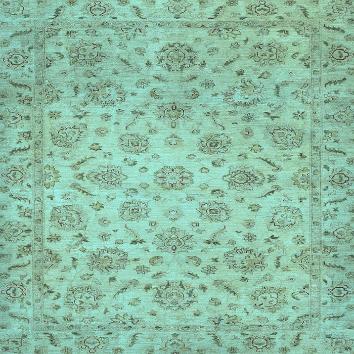 Square Machine Washable Abstract Light Blue Modern Rug, wshabs3030lblu