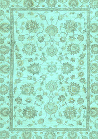 Oriental Light Blue Traditional Rug, abs3031lblu