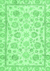 Oriental Emerald Green Traditional Rug, abs3031emgrn