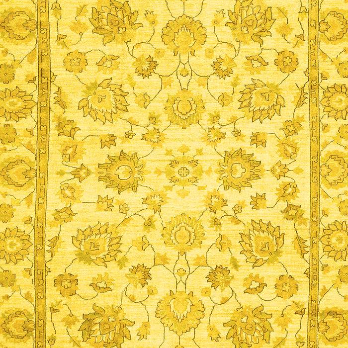 Oriental Yellow Traditional Rug, abs3031yw