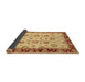 Sideview of Abstract Orange Oriental Rug, abs3032