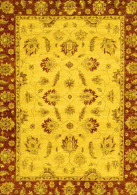 Oriental Yellow Traditional Rug, abs3032yw