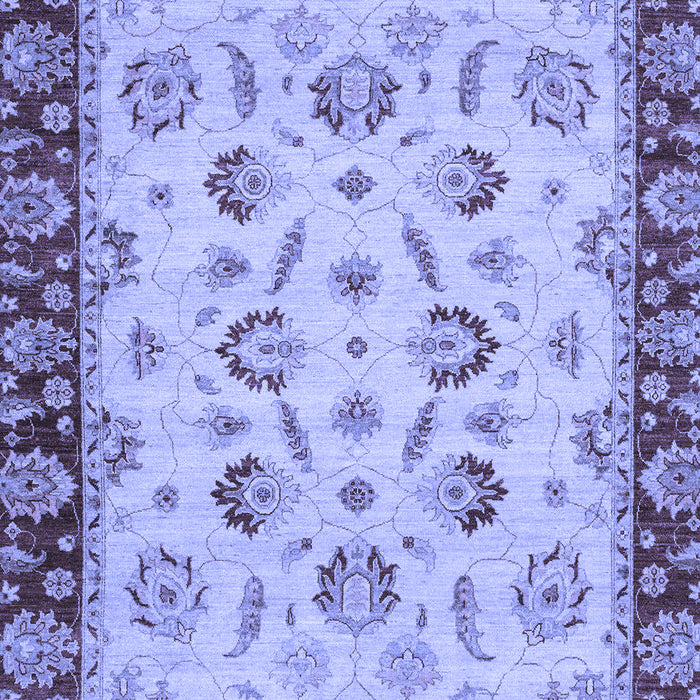 Machine Washable Oriental Blue Traditional Rug, wshabs3032blu