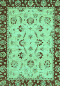 Oriental Turquoise Traditional Rug, abs3032turq