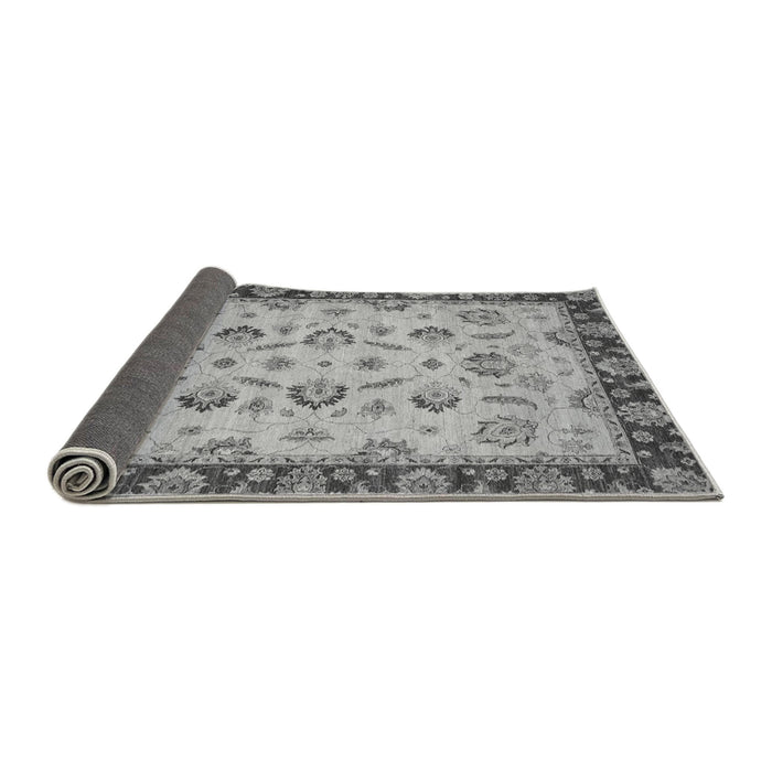 Sideview of Oriental Gray Traditional Rug, abs3032gry