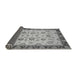 Sideview of Oriental Gray Traditional Rug, abs3032gry