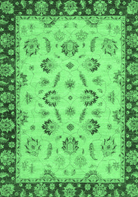 Oriental Emerald Green Traditional Rug, abs3032emgrn