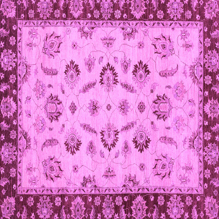 Square Oriental Purple Traditional Rug, abs3032pur