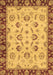 Machine Washable Oriental Brown Traditional Rug, wshabs3032brn