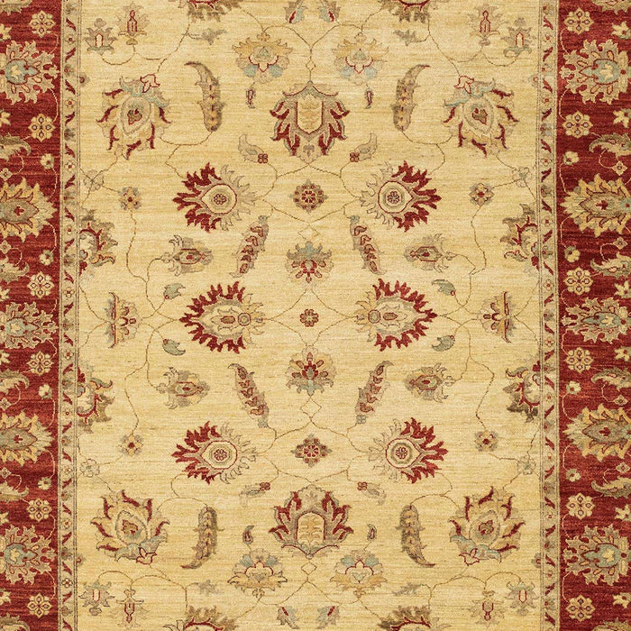 Machine Washable Abstract Orange Rug, wshabs3032