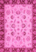 Machine Washable Oriental Pink Traditional Rug, wshabs3032pnk