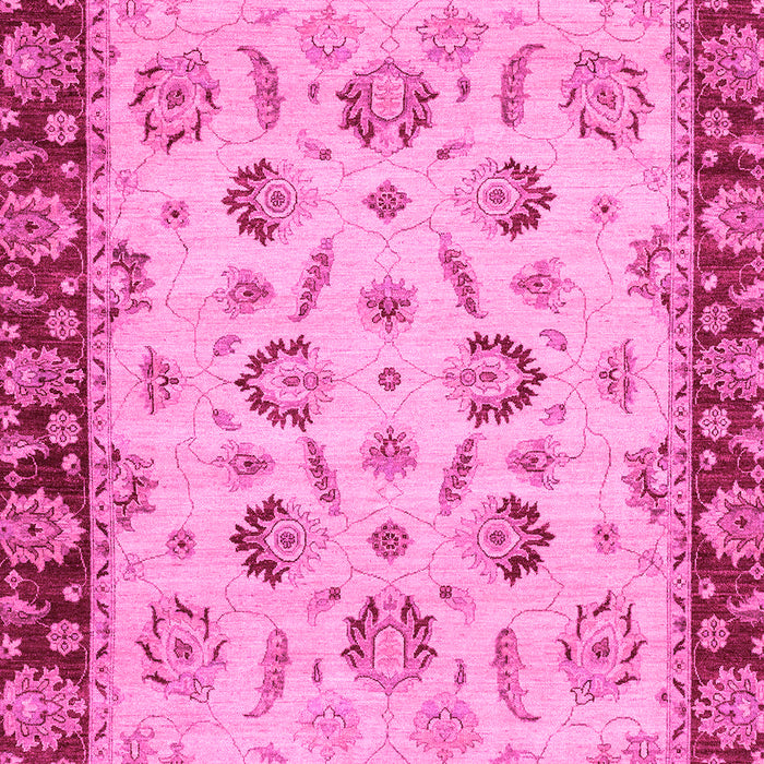 Machine Washable Oriental Pink Traditional Rug, wshabs3032pnk