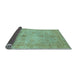 Sideview of Abstract Light Blue Modern Rug, abs3033lblu