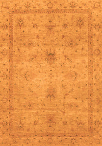 Abstract Orange Modern Rug, abs3033org