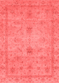 Abstract Red Modern Rug, abs3033red