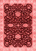 Oriental Red Traditional Area Rugs