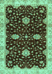 Oriental Turquoise Traditional Rug, abs3034turq