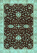 Oriental Light Blue Traditional Rug, abs3034lblu