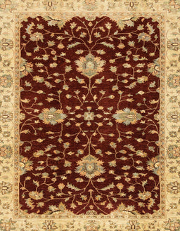 Abstract Orange Oriental Rug, abs3034