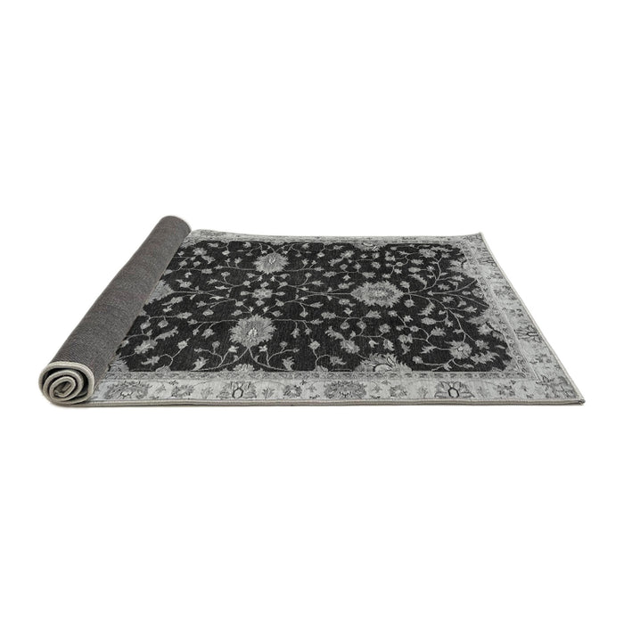 Sideview of Oriental Gray Traditional Rug, abs3034gry