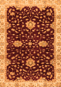 Oriental Orange Traditional Rug, abs3034org