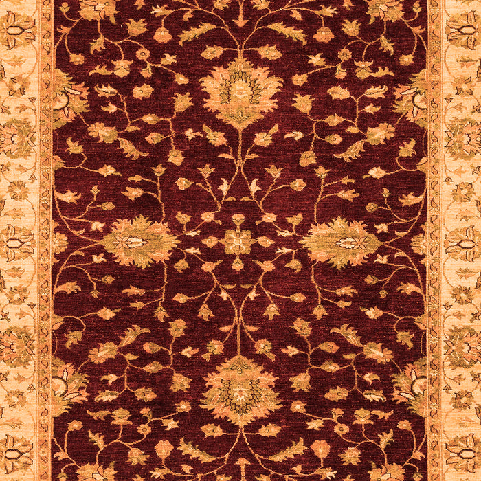 Oriental Orange Traditional Rug, abs3034org