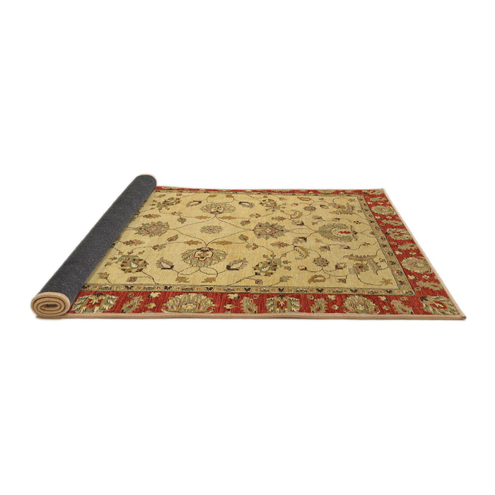 Sideview of Abstract Sedona Brown Modern Rug, abs3035