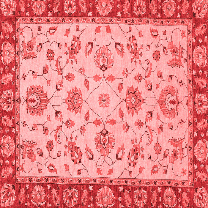 Machine Washable Abstract Red Modern Rug, wshabs3035red