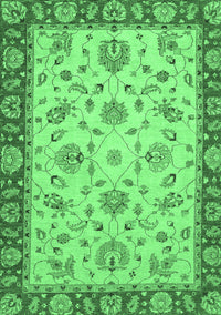 Abstract Emerald Green Modern Rug, abs3035emgrn