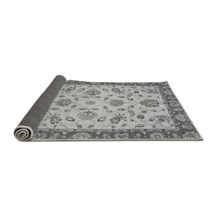 Sideview of Abstract Gray Modern Rug, abs3035gry