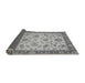 Sideview of Abstract Gray Modern Rug, abs3035gry