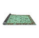 Sideview of Abstract Light Blue Modern Rug, abs3035lblu