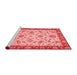 Modern Red Washable Rugs