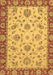 Machine Washable Abstract Brown Modern Rug, wshabs3035brn