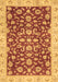 Machine Washable Oriental Brown Traditional Rug, wshabs3036brn