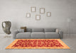 Machine Washable Oriental Orange Traditional Area Rugs in a Living Room, wshabs3036org