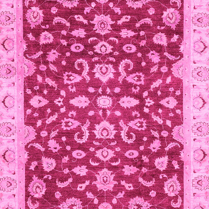 Machine Washable Oriental Pink Traditional Rug, wshabs3036pnk