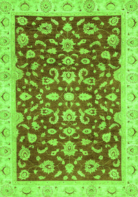 Oriental Green Traditional Rug, abs3036grn