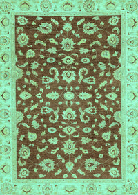 Oriental Turquoise Traditional Rug, abs3036turq