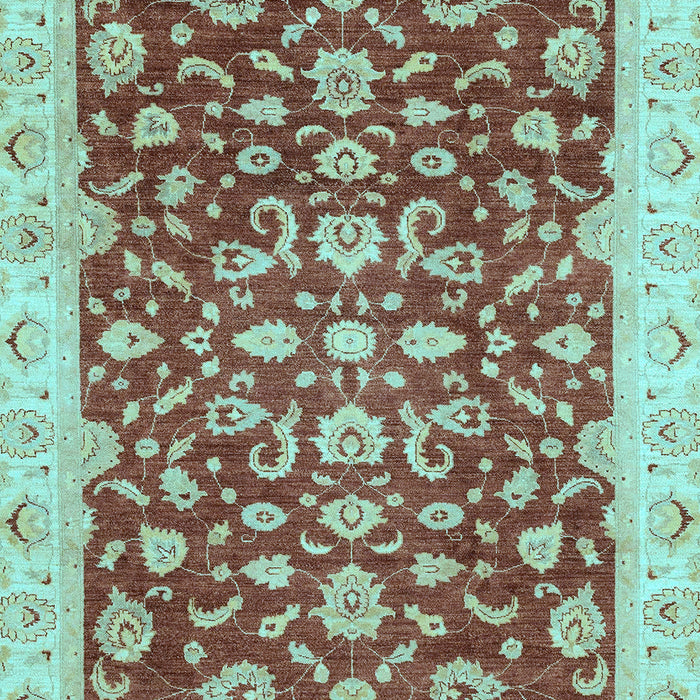 Oriental Light Blue Traditional Rug, abs3036lblu