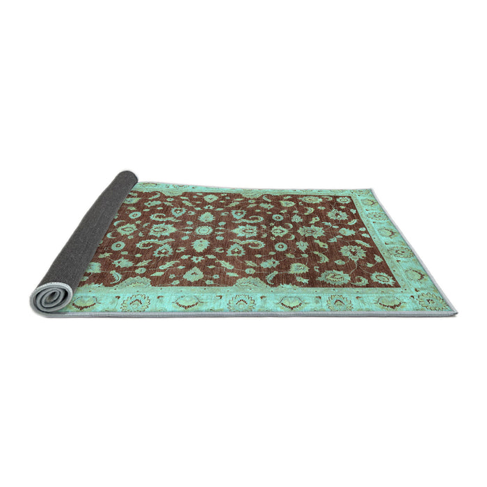 Sideview of Oriental Light Blue Traditional Rug, abs3036lblu