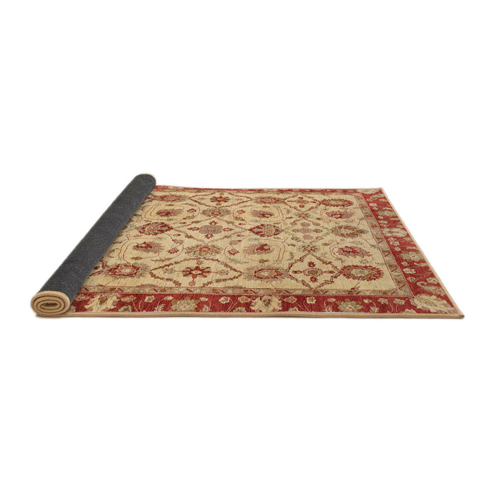 Sideview of Abstract Red Oriental Rug, abs3037