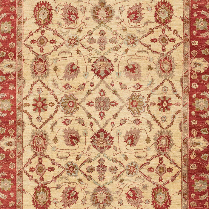 Machine Washable Abstract Red Rug, wshabs3037