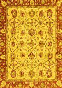 Oriental Yellow Traditional Rug, abs3037yw