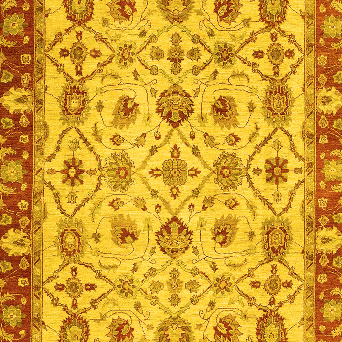 Oriental Yellow Traditional Rug, abs3037yw