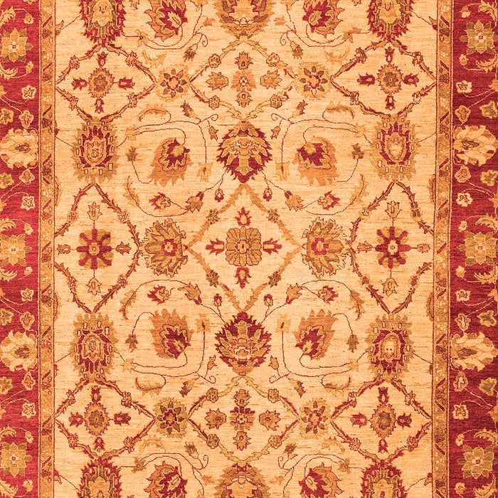 Oriental Orange Traditional Rug, abs3037org