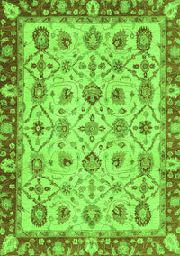 Oriental Green Traditional Rug, abs3037grn